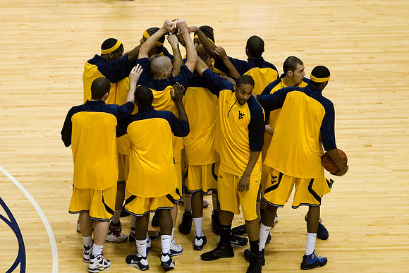 Team huddle -- Butler primed for a big night