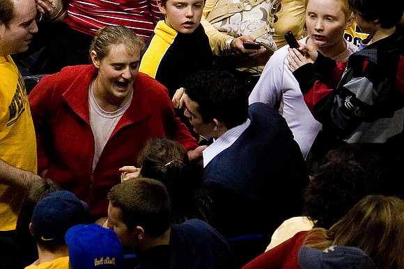 Joe Alexander getting mobbed